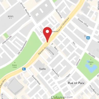 Carte du centre-ville de Lyon localisant l’adresse Éloquence Langues